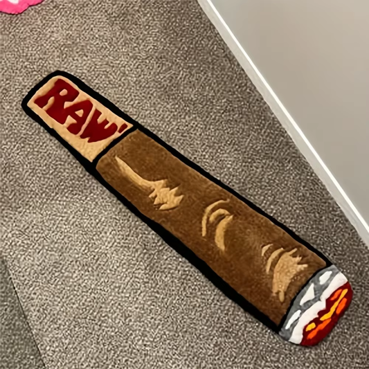Raw cigarette rug